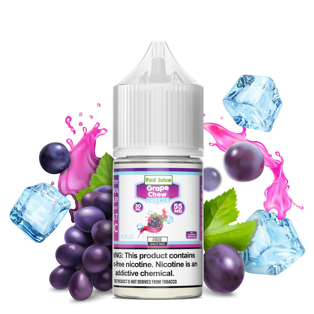 Pod Juice Salt Grape Chew Freeze 30ml