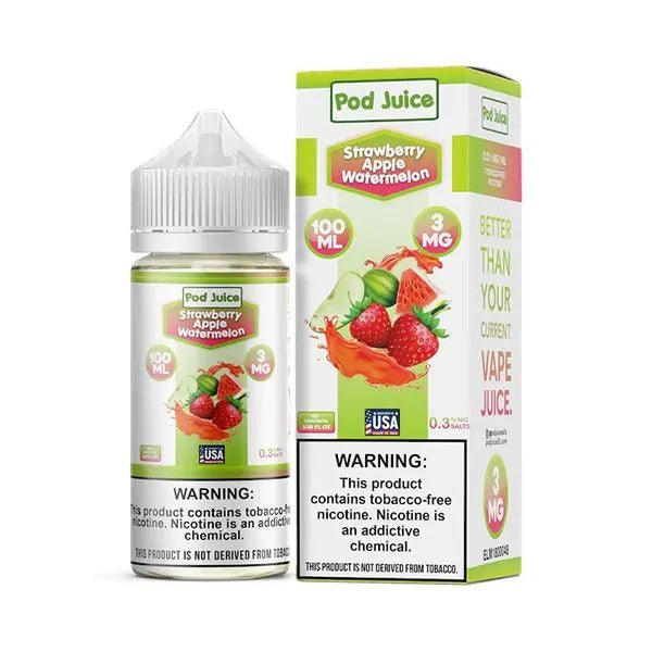 Pod Juice TFN 100ml Strawberry Apple Watermelon