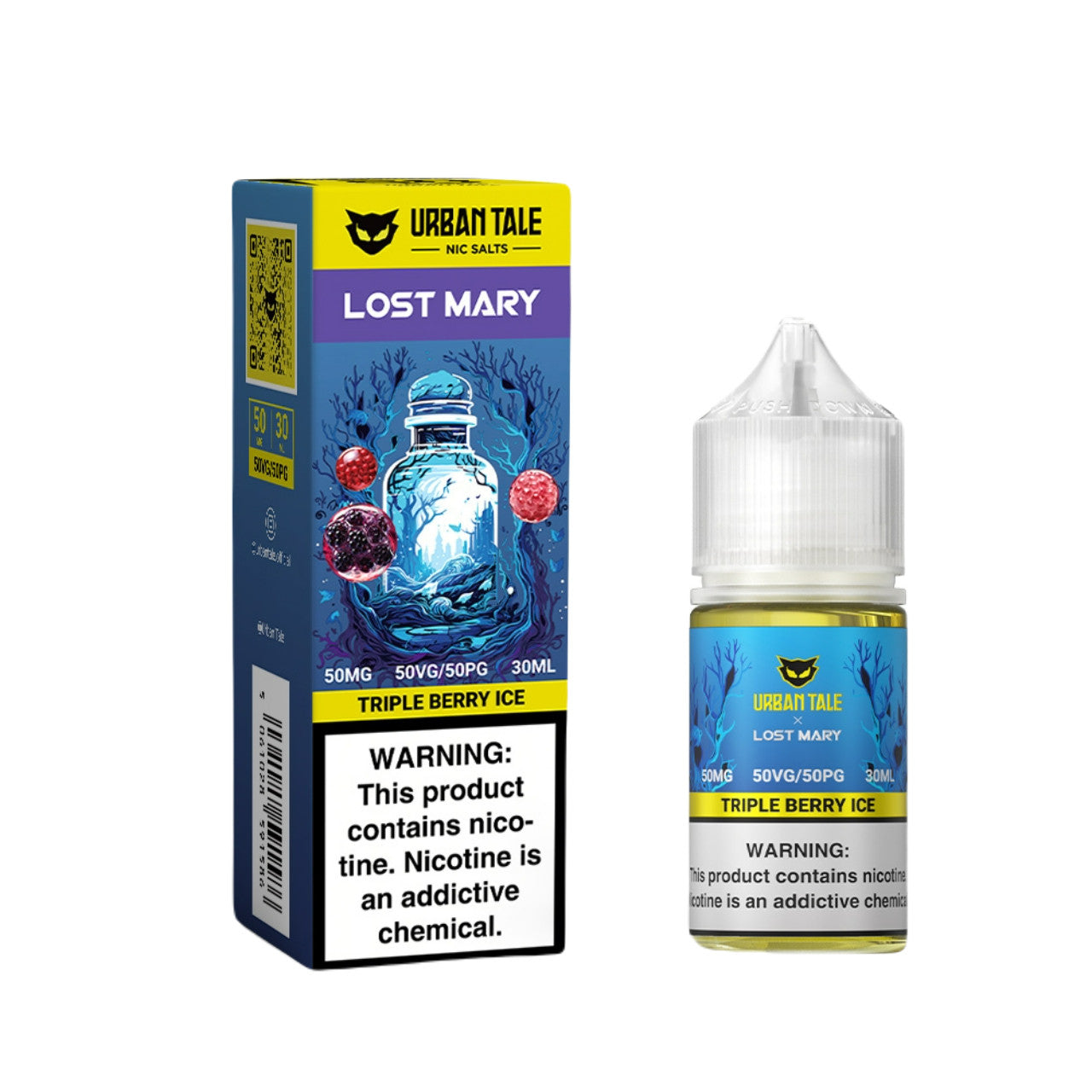 Urban Tale Lost Mary Salt Triple Berry Ice 30ml