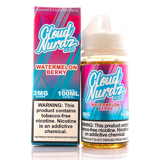 Cloud Nurdz Watermelon Berry Iced 100ml