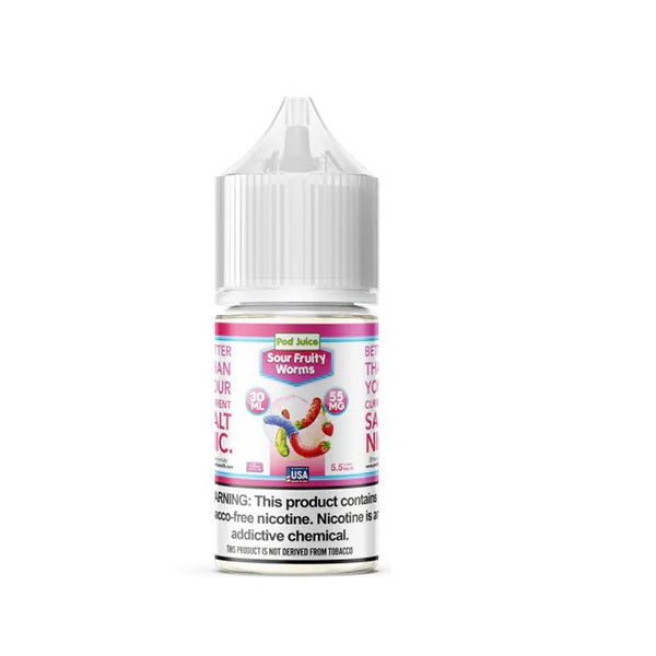 Pod Juice Salt Sour Fruity Worms 30ml