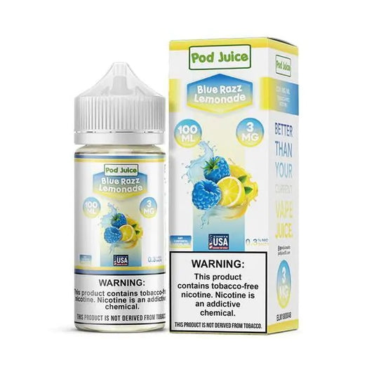 Pod Juice TFN 100ml Blue Razz Lemonade