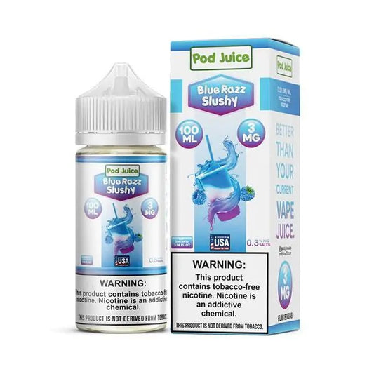 Pod Juice TFN 100ml Blue Razz Slushy