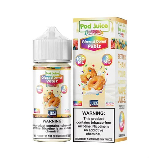 Pod Juice TFN 100ml Glazed Donut Peblz