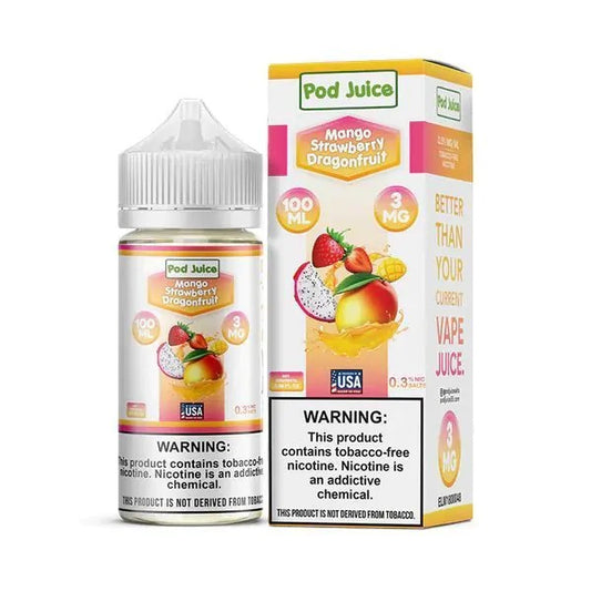 Pod Juice TFN 100ml Mango Strawberry Dragonfruit