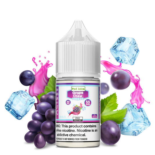 Pod Juice Salt Grape Chew Freeze 30ml
