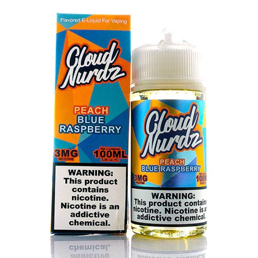 Cloud Nurdz Peach Blue Razz 100ml