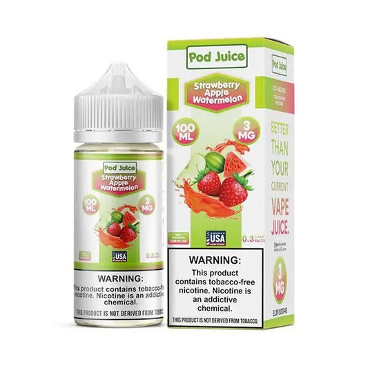 Pod Juice TFN 100ml Strawberry Apple Watermelon