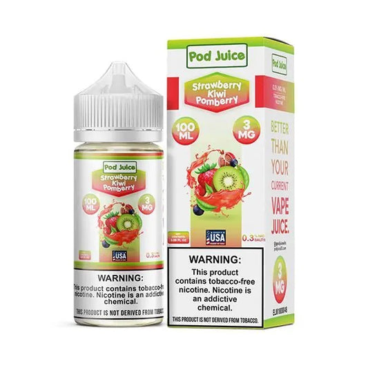 Pod Juice TFN 100ml Strawberry Kiwi Pomberry