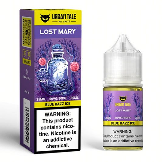 Urban Tale Lost Mary Salt Blue Razz Ice 30ml