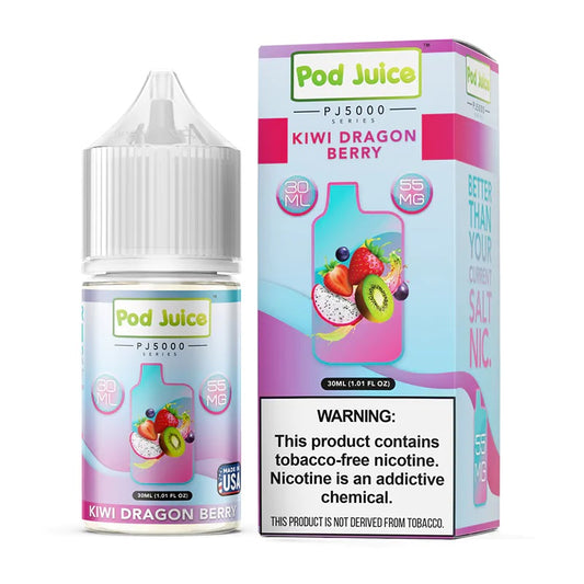 Pod Juice Salt PJ5000 Kiwi Dragon Berry 30ml