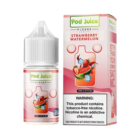 Pod Juice Salt PJ5000 Strawberry Watermelon 30ml
