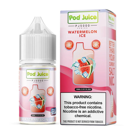 Pod Juice Salt PJ5000 Watermelon Ice 30ml